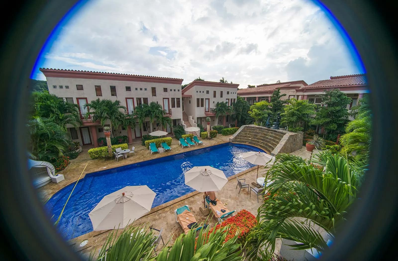 A view of Las Sirenas by Mayan Princess Roatan