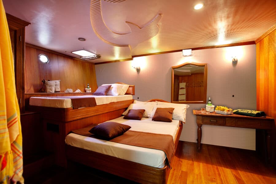 Cabin 1,2,7,8 - Double + single Lower Deck - image
